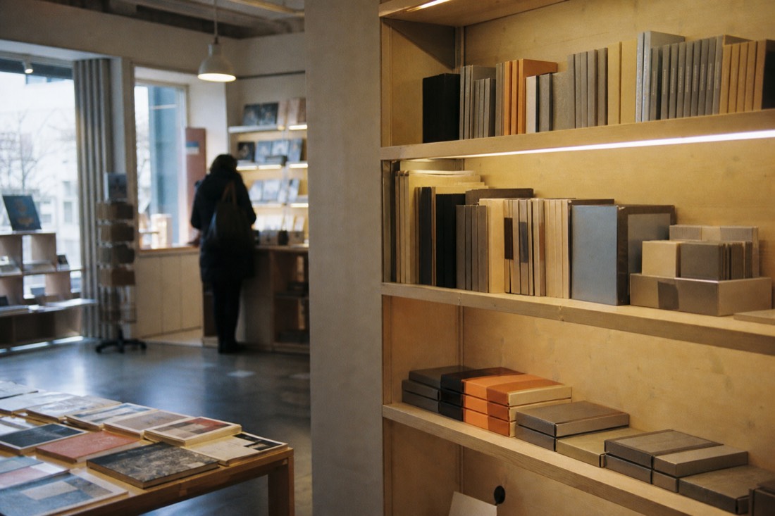 A recreated period shop and street scene inside the Workers Museum in Copenhagen